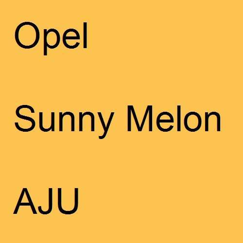 Opel, Sunny Melon, AJU.